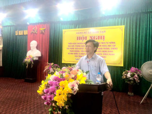 Đảng bộ xã Nghi Vạn tổ chức Hội nghị quán triệt chuyên đề 2023